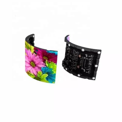 Внутренний P1.8mm Гибкий светодиодный панель экран дисплей Круглый изогнутый цилиндр